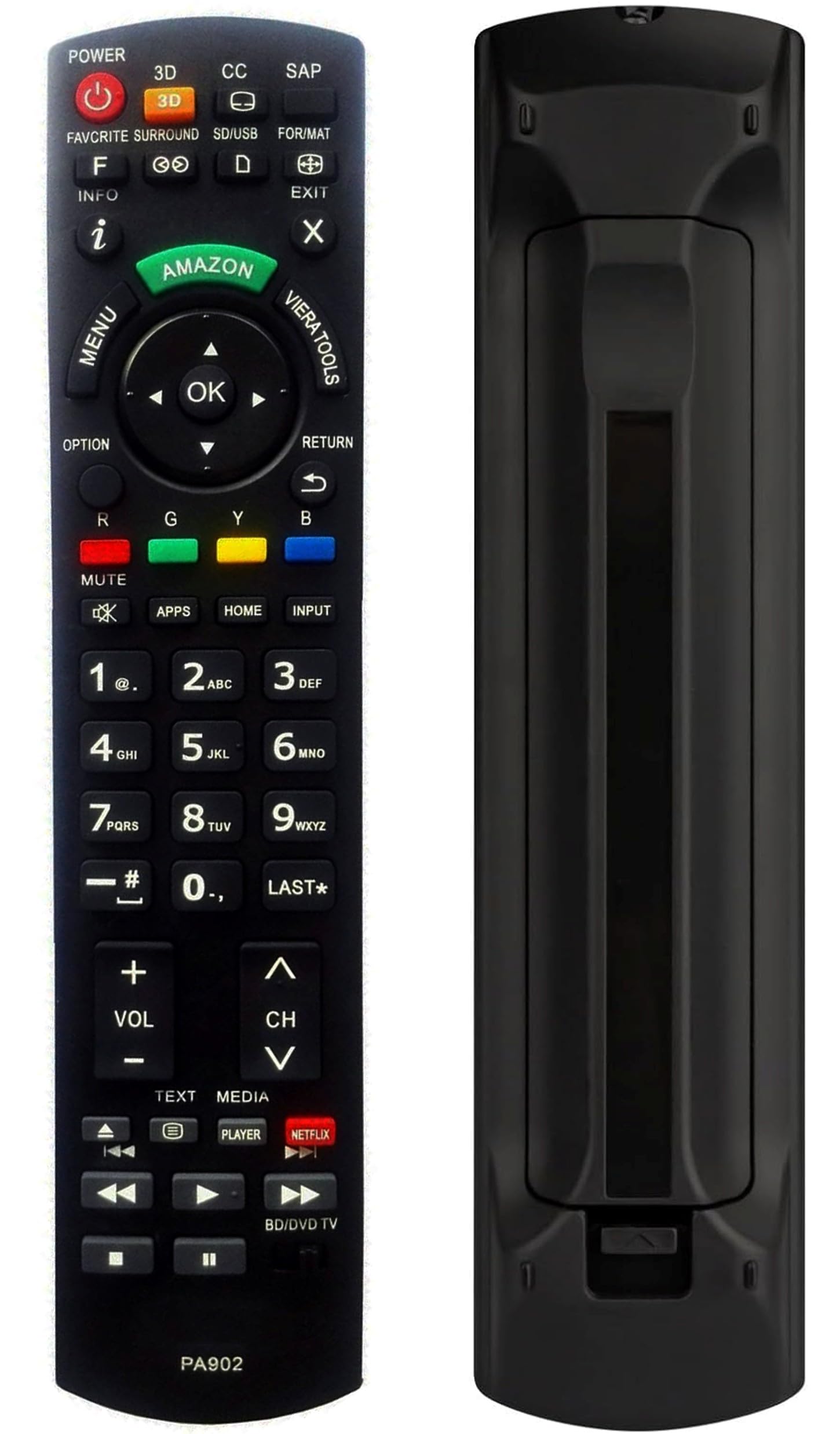Amazon | smartby交換Panasonicユニバーサルテレビ& DVD Blu - ray 