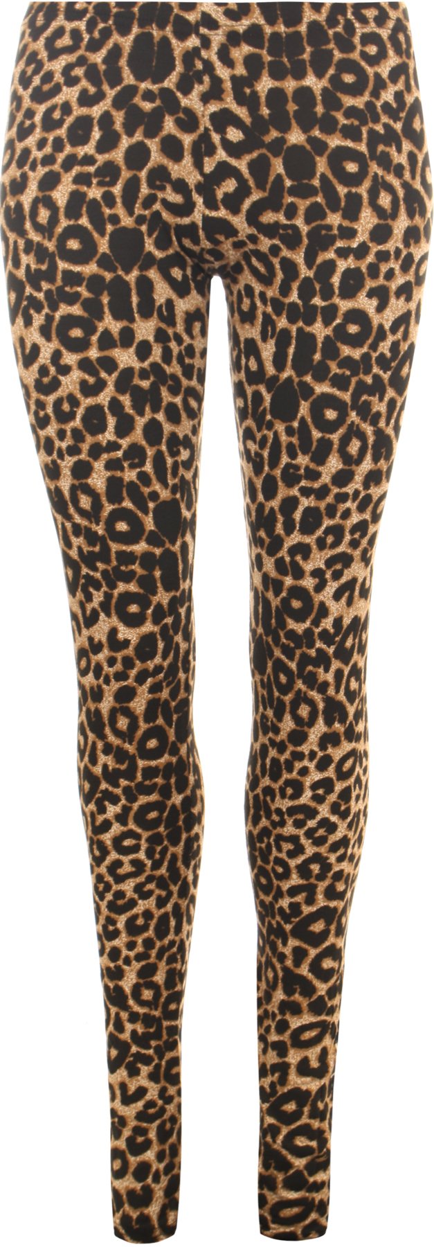 Wearall Women's Leopard Plus Animal Print Elacticated Full Length Long Leggings 14 - 24-26