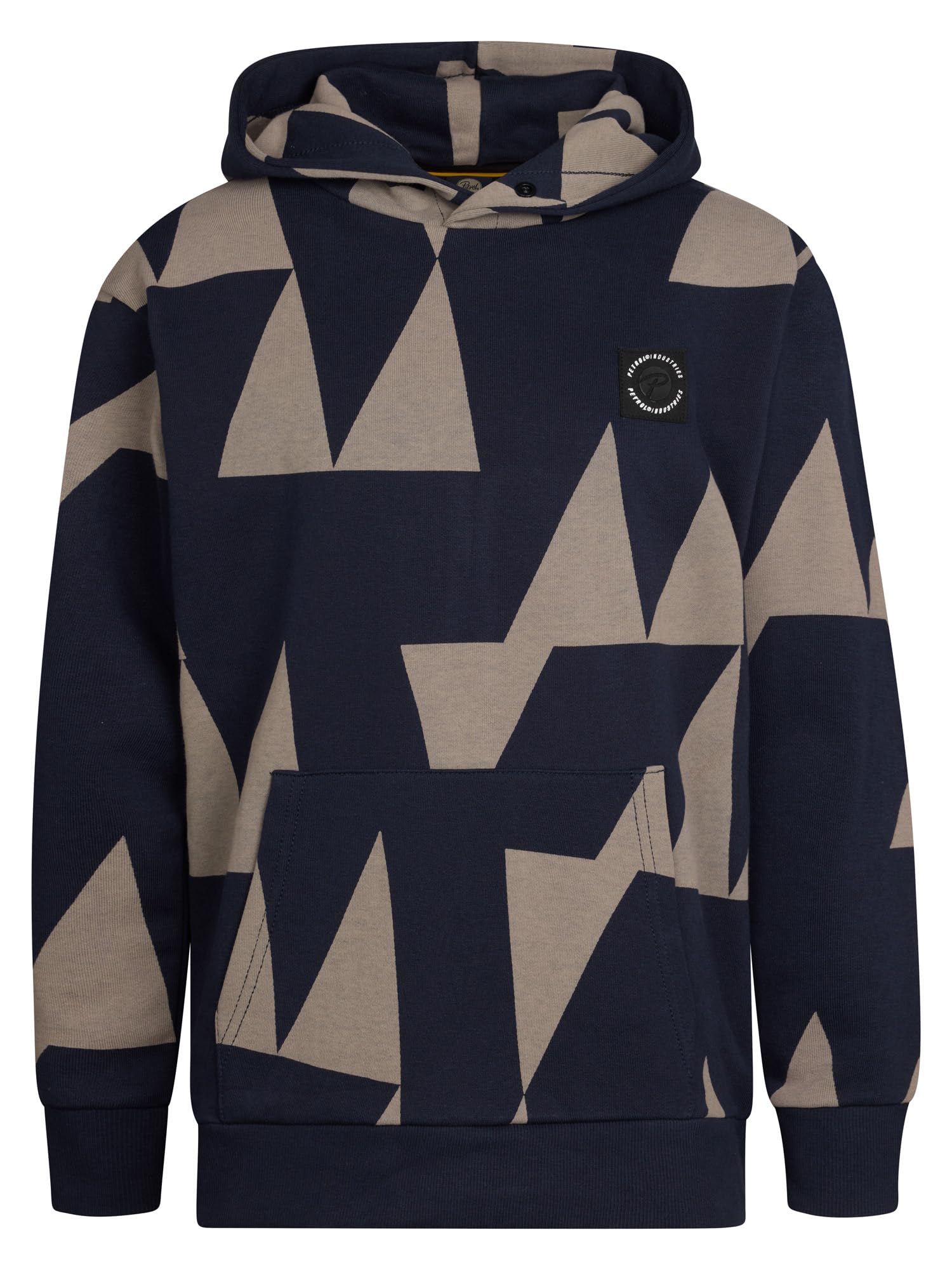 Petrol Industries - Geometrische Hoodie Lassen