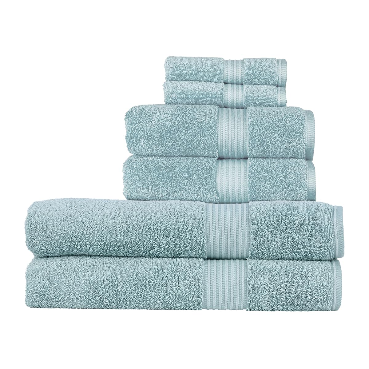 Christy Supreme Hygro 2 Hand Towels Set | Blush Pink | 100% Luxury Supima Cotton | Ultra Soft | Super Absorbent | 650GSM | Plush and Long Lasting — view 128