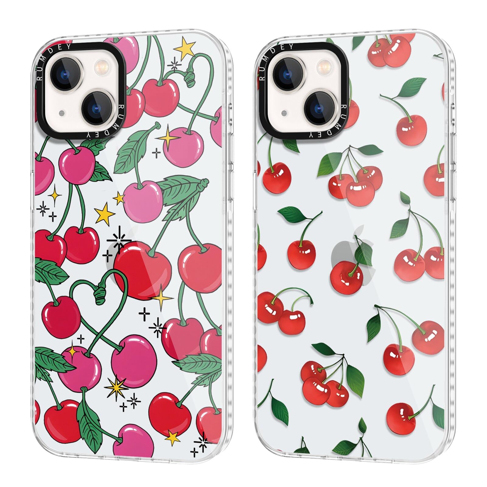 スマホケース　13 sg cherry RUMDEY 2 Pack Cute Cherry for iPhone 13/14 6.1