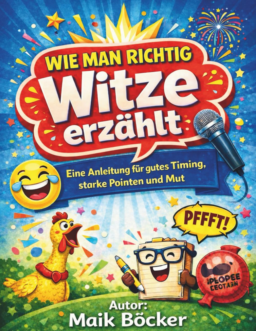 Wie man richtig Witze erzählt: Humor lernen, Mut gewinnen und Menschen zum Lachen bringen - der professionelle Witzeerzählratgeber