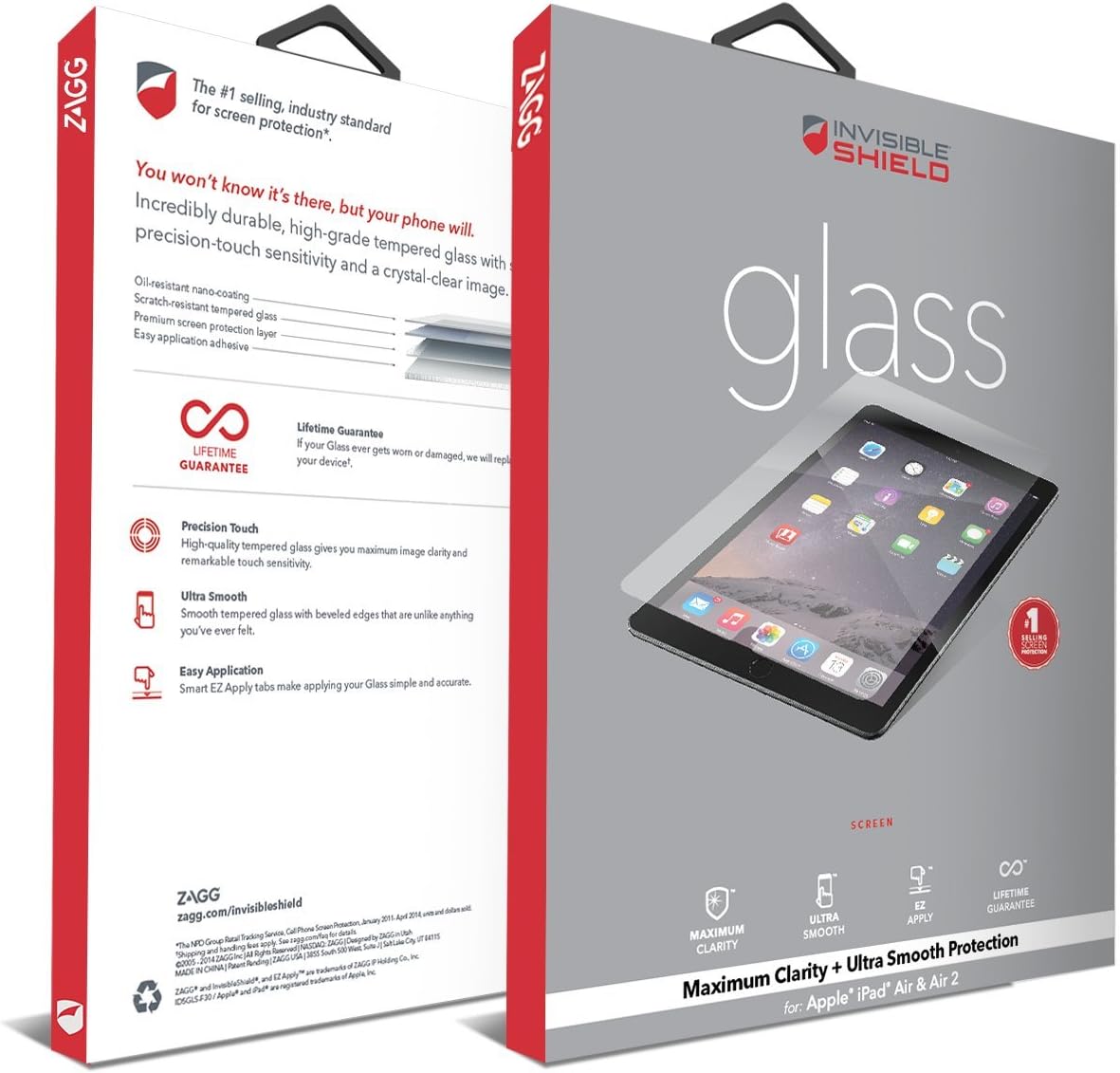 Tор Brаndѕ ZAGG ID5GLS-F00 InvisibleShield Glass Screen Protector for Apple iPad Pro 9.7 / iPad Air 2/ iPad Air Flаѕh Dеаlѕ - 40% оƒƒ ZAGG ID5GLS-F00 InvisibleShield Glass Screen Protector for Apple iPad Pro 9.7 / iPad Air 2/ iPad Air