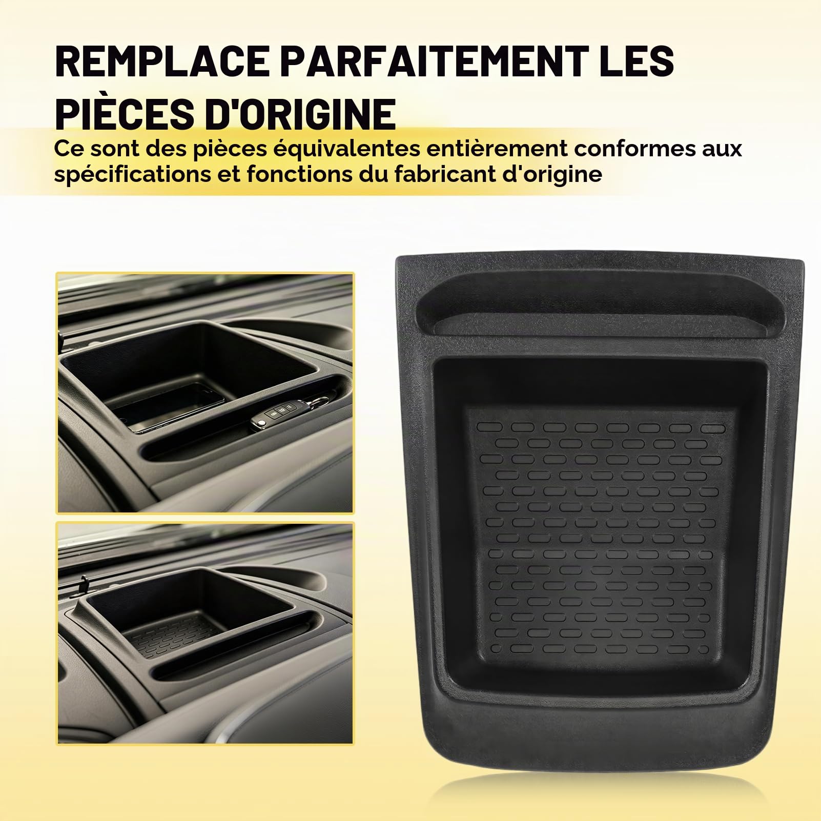 Boîte Rangement Tableau Bord Pour Boxer, Ducato et Relay (2014-2016), 735699812 Boîte à Gants Organisateur Plateau Rangement Voiture