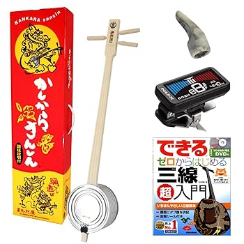 三線 沖縄 三線 三味線 沖縄 本皮強化二重張り 10点セット 本体 ソフト