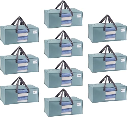 Vista 70 de VENO Paquete de 6 bolsas de mudanza extra grandes para mudanza universitaria, bolsas de almacenamiento resistentes, cajas de embalaje y suministros
