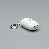 Vista 8 de SABRE Alarma personal 2 en 1 con luz LED, sirena de seguridad personal de 130 dB, gancho a presión para acceso instantáneo, rango de 1,250 pies