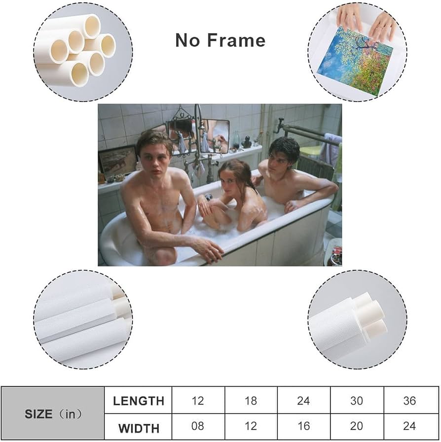 The Dreamers Movie Poster Wall Art (3) Wall Art Paintings Canvas