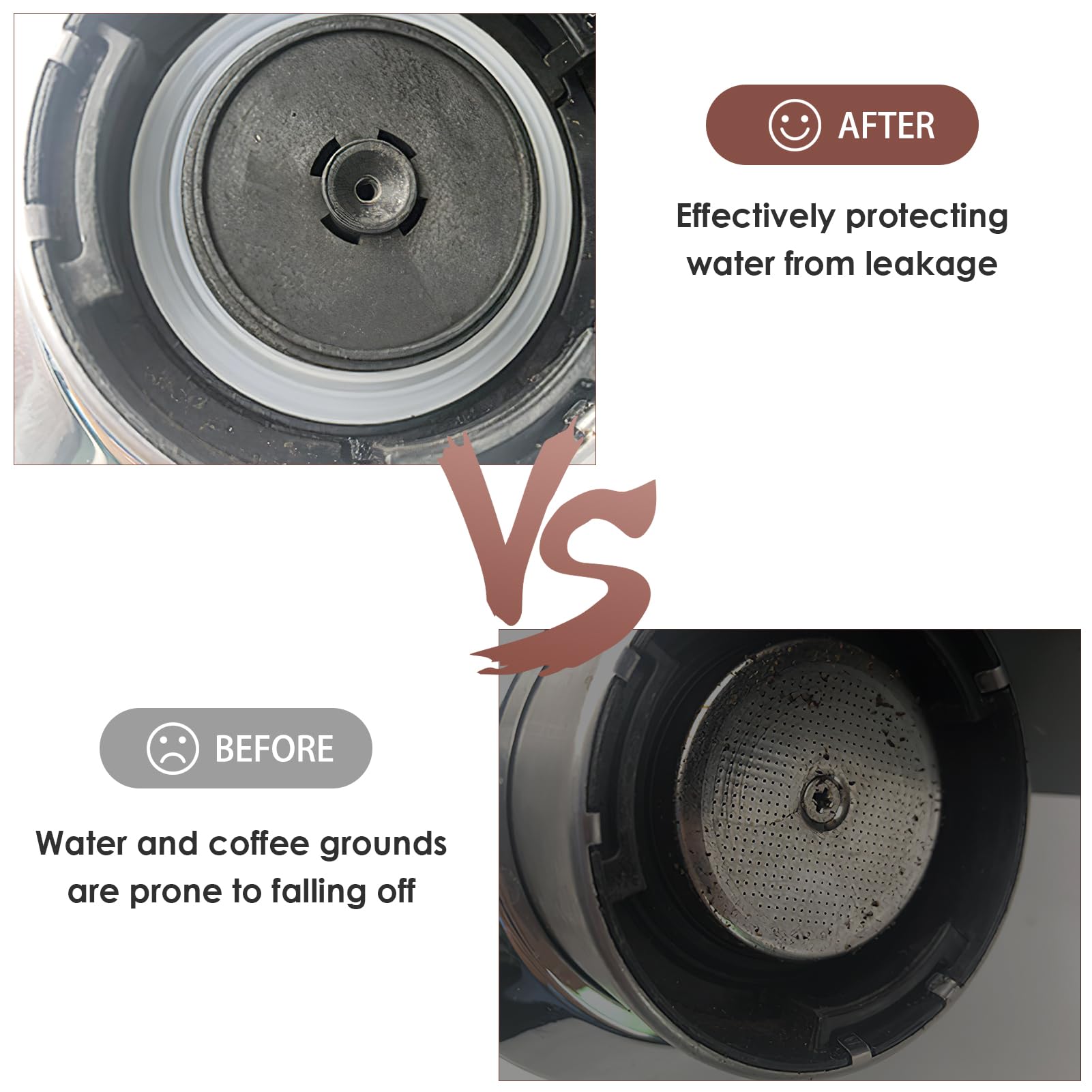 Guarnizione Portafiltro Per Macchine Caff&egrave; DeLonghi - Compatibile Con Dedica EC680, EC685, EC820, Ecc.