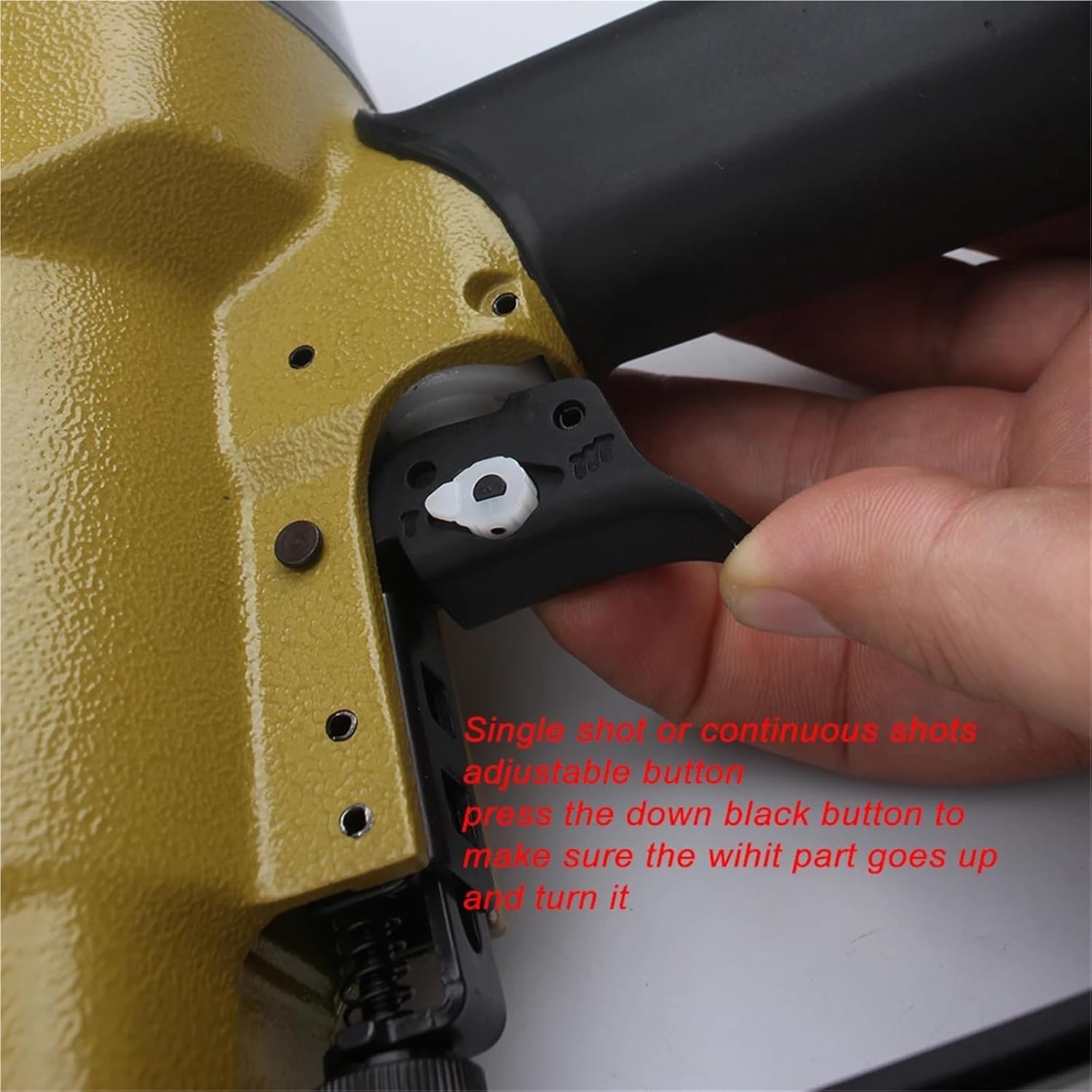 16 GA MT-N851-H Heavy Duty Staples Single Shot or Continuous Shot Pneumatic Nailer 51 mm U Nailing Section Adjustable