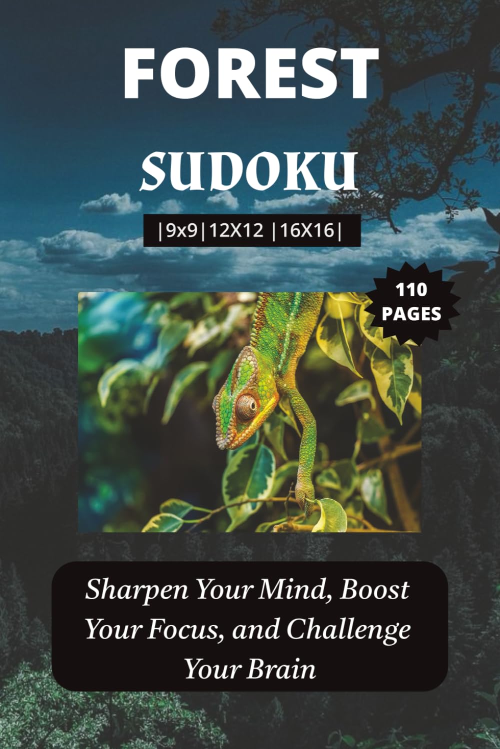 Forest Sudoku: Sharpen Your Mind, Boost Your Focus, and Challenge Your Brain | 6x9 Inches, 110 pages | 50+ Puzzles| Solutions Included