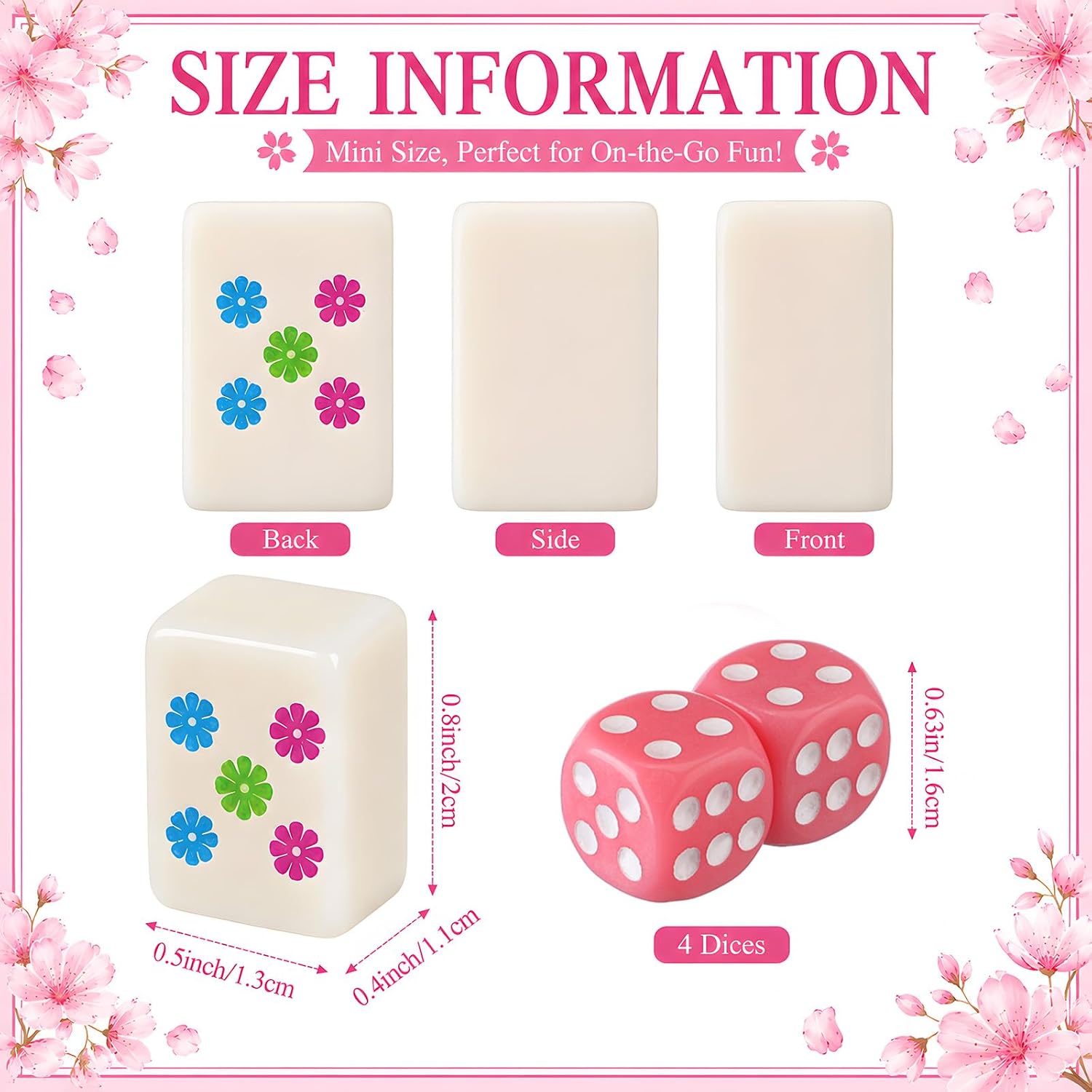 Patelai Mini American Mahjong Tile Set for Travel image 4
