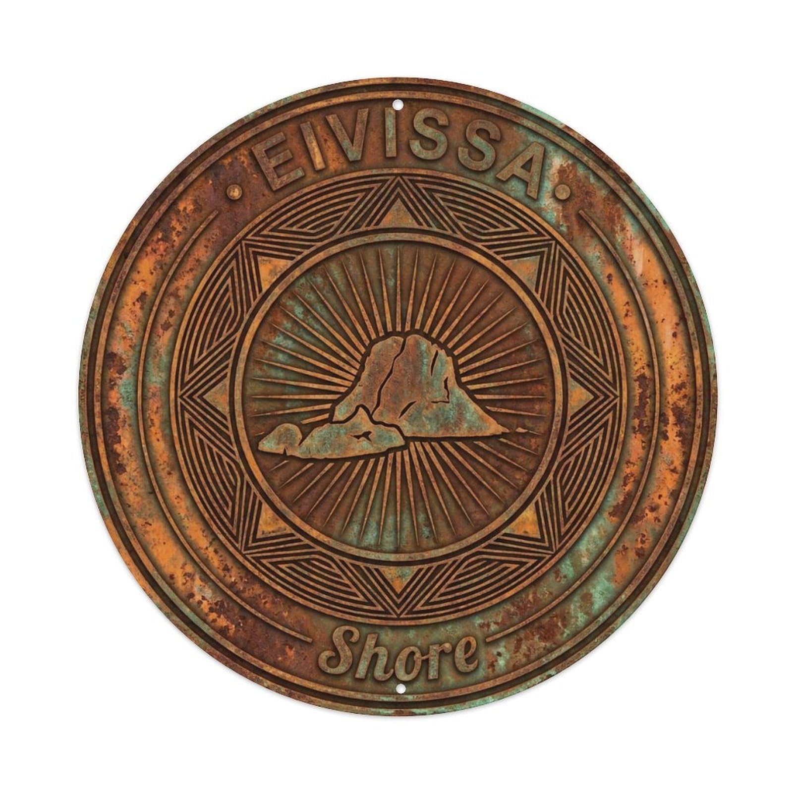 Vintage Travel Ibiza Spain Icon Metal Tin Sign