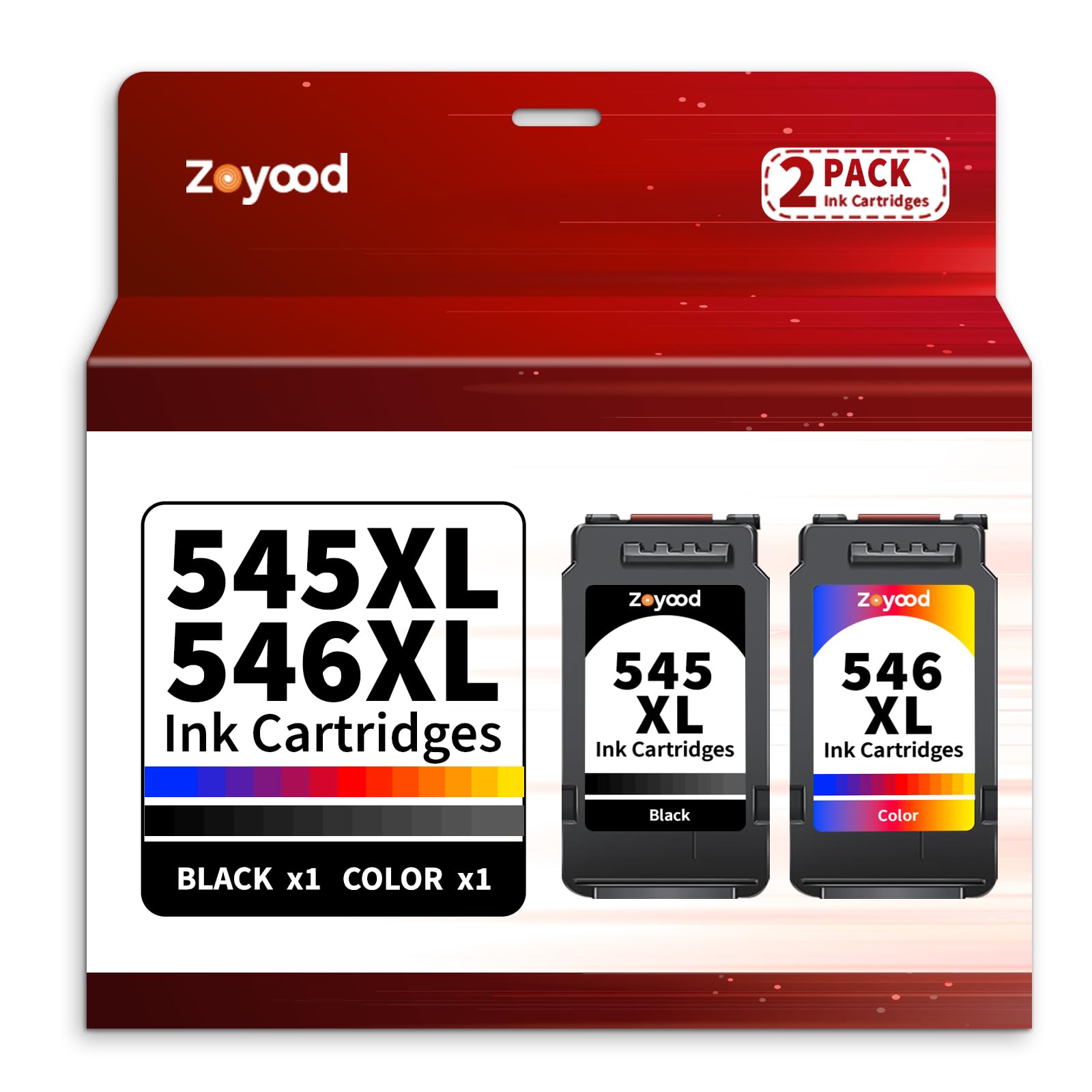 545XL 546XL Ink Cartridges Compatible with Canon PG-545XL Black CL-546XL Colour Ink Cartridge Multipack PG545 CL546 for Pixma TS3355 TS3350 TS3150 MG3050 MG2550S MG2950 TR4550 TR4551 TR4650