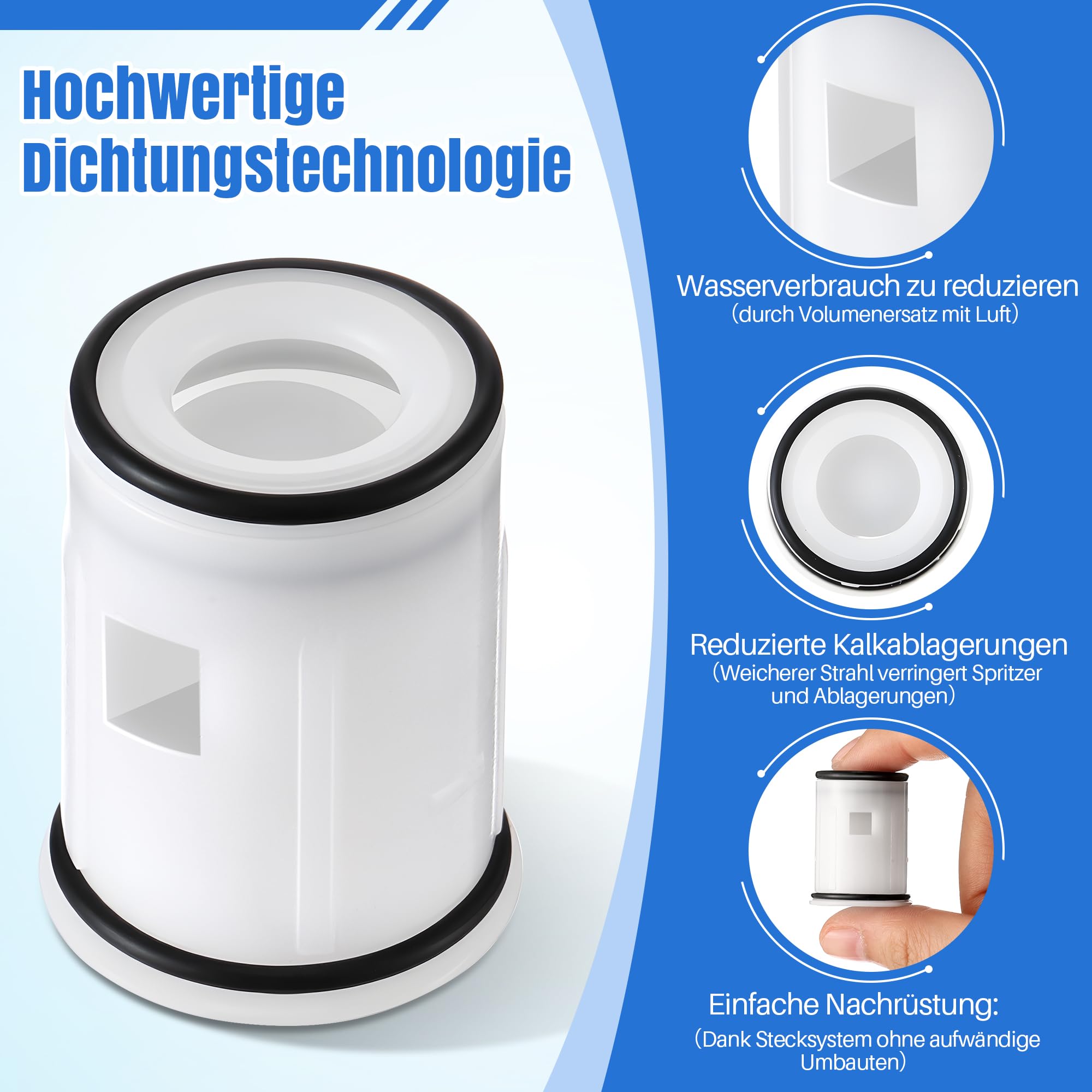 Enhon Einsteck Rohrbelüfter Kompatibel mit Kemper Frostsichere Außenarmatur 574/577, Rohrbelüfter, Einfache Installation Wechsel, Wasserlecks vermeiden