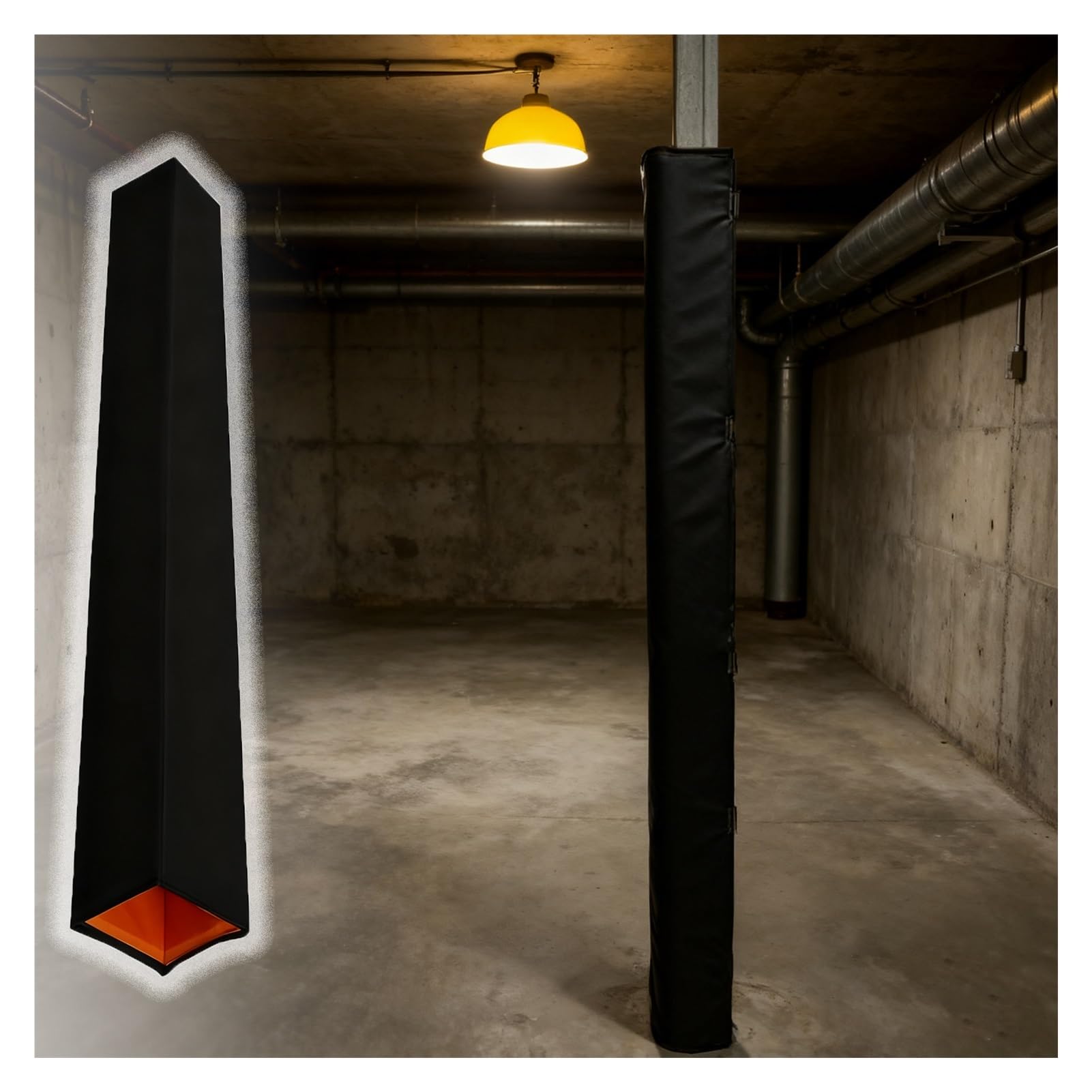 Rembourrage de protection de garage réutilisable bâche antichoc pour poteaux
