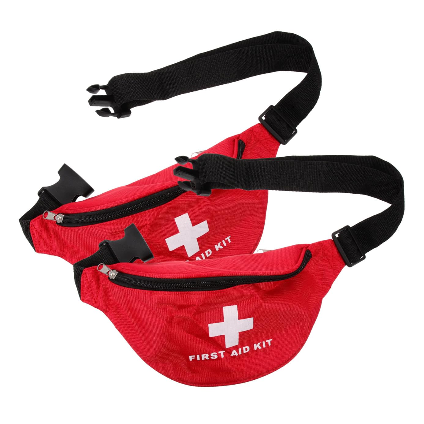 ibasenice 5 Set Sacca Di Pronto Soccorso Borsa Di Emergenza Dell'auto Borsa Per Attrezzature Mediche Borsa Medica Vuota Borsa Di Emergenza Vuota Tela Di Nylon Rosso 2 Pezzi*5