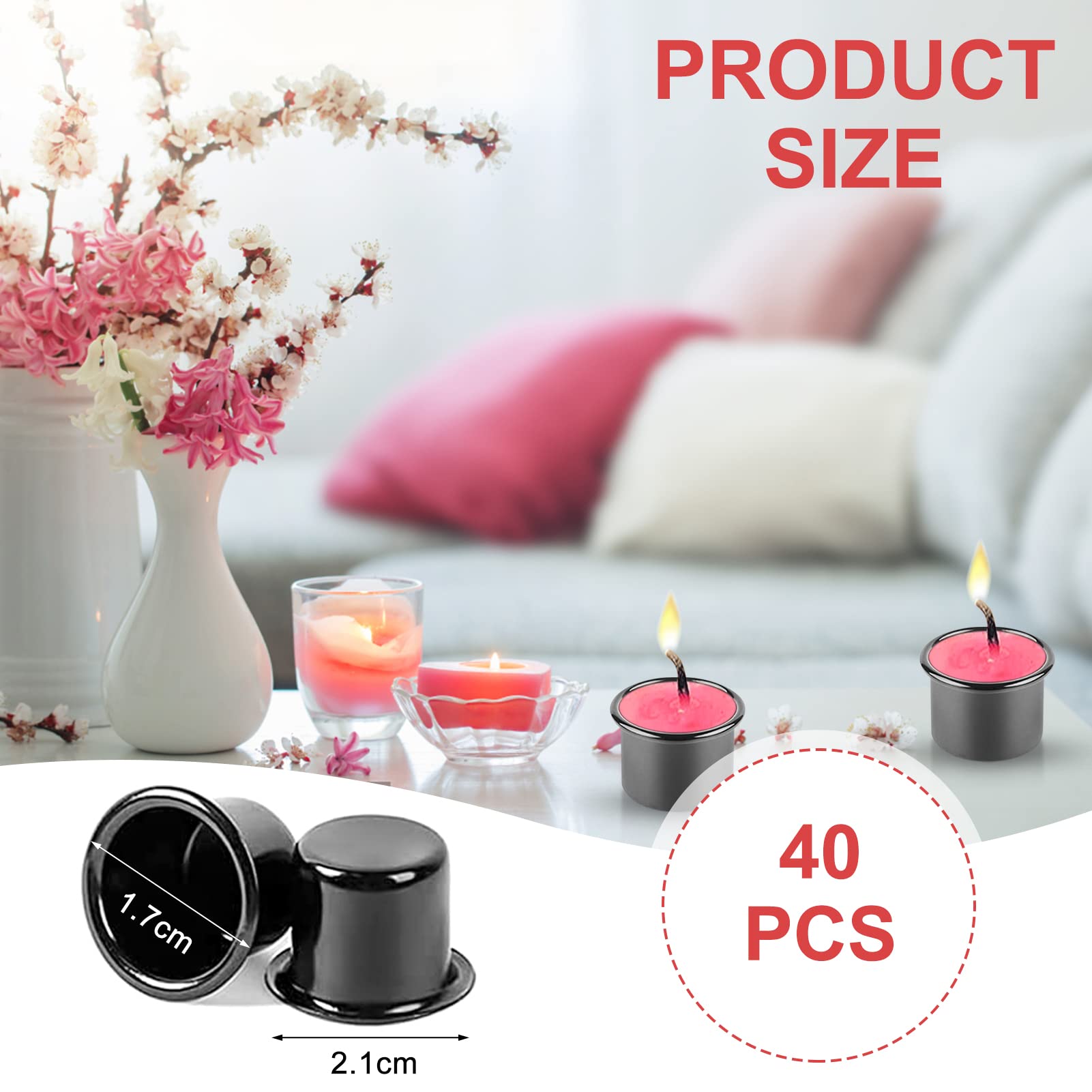 Candelabro A 5 Luci Col. Oro H. 40 Cm In Acciaio