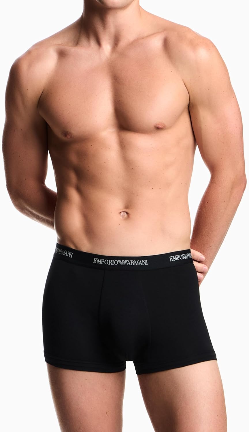 Emporio Armani mens 3 Pack Core Logo Band Boxer Brief Eagle Print