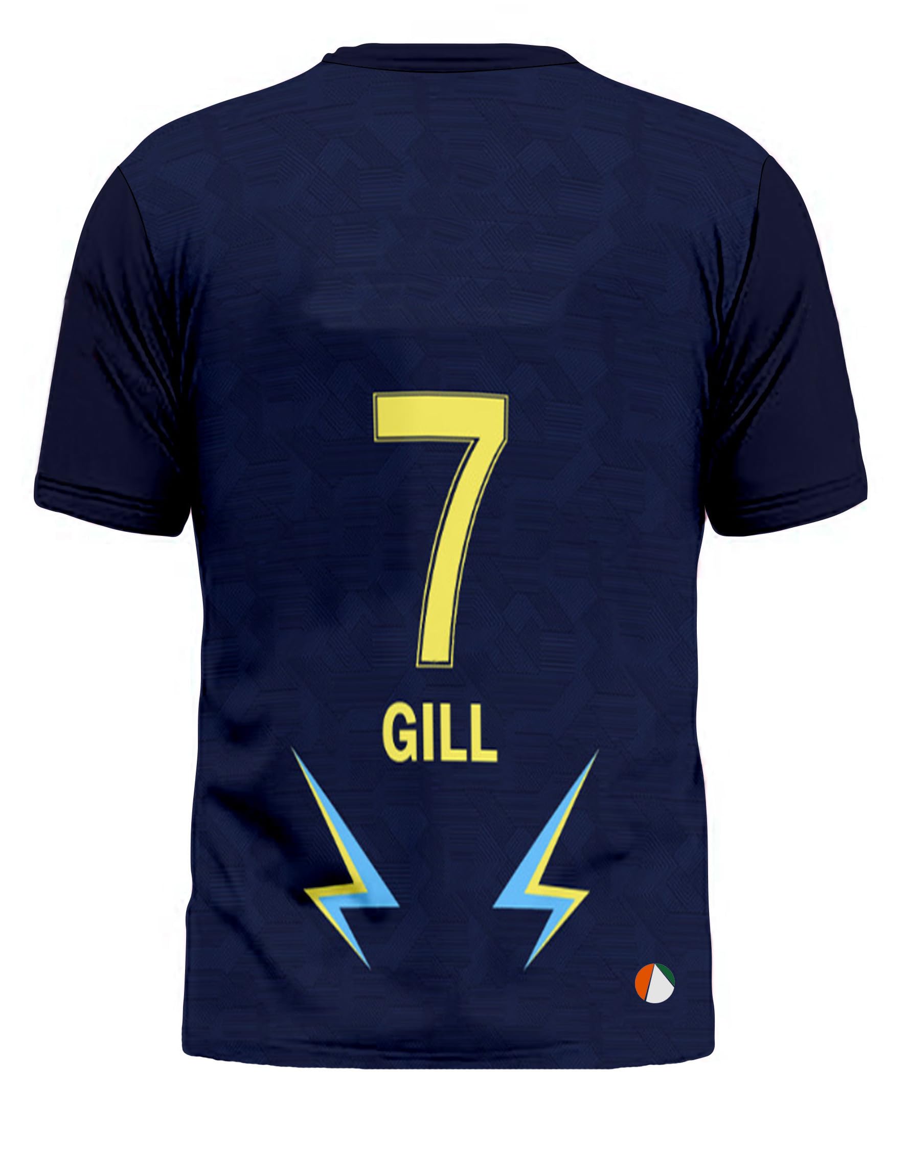 Sports India IPL Cricket Team T Shirt Jersey for (Kid's, Boy's & Mens) L776 8048 Gujarat GT Gill 7 (36, GU_GI_IP24) 1