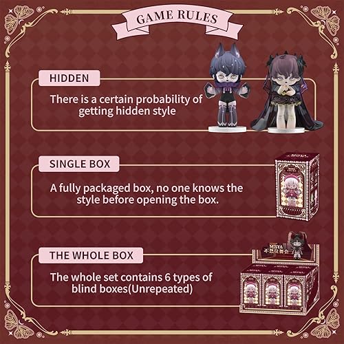 Miniatura 3 de MISYA Increíble Residence Series 2 - Caja ciega de 3 piezas, colección aleatoria, juguetes Kawai, adornos de escritorio, lindas figuras de caja
