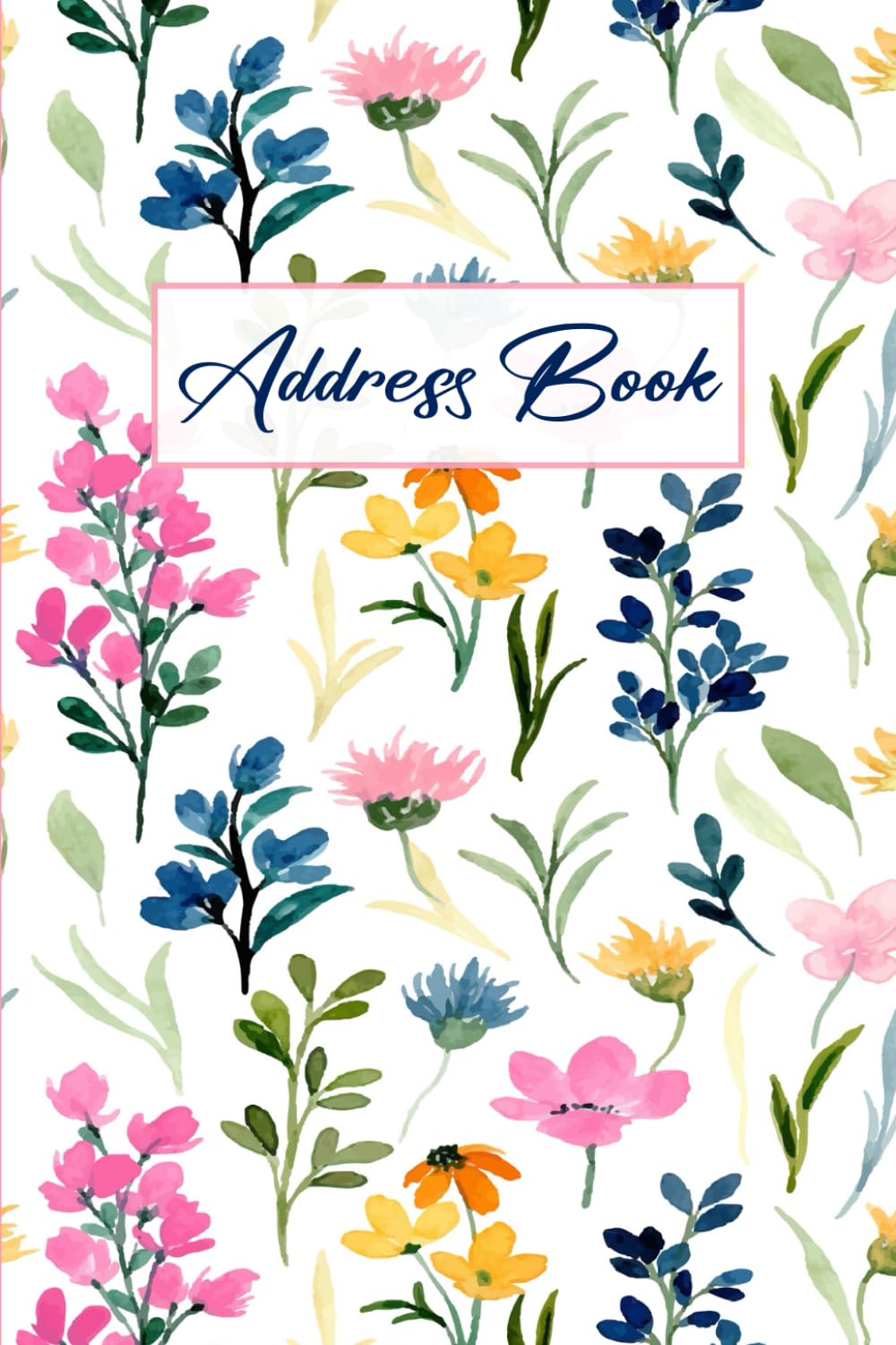 Small Address Book: Small Floral Address Book with A to Z Index ...