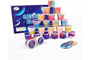 Galactic Goodies: 24 Celestial Slime Blind Bags for Kids' Delight