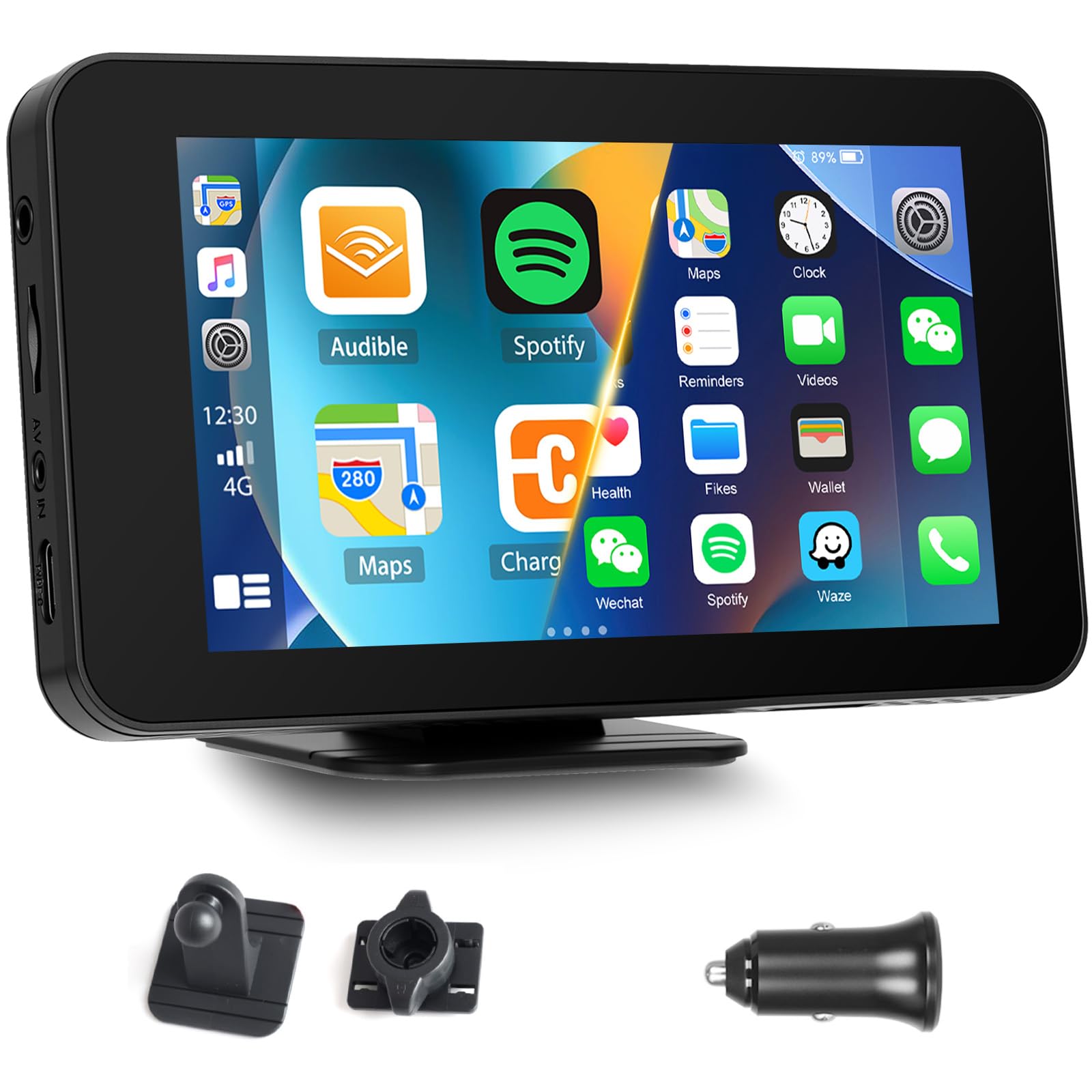 Amazon.com: Wireless Apple Carplay & Android Auto 4.7 Inch HD