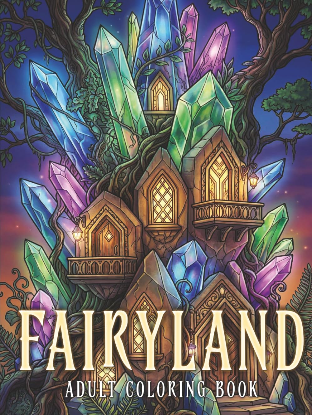 Fairyland Adult Coloring Book: Fairytale Designs of Fantasy Castles, Magical Homes and Enchanting Fairy Architecture for Relaxation and Creative ... Hawthorne Detailed Adult Coloring Books)