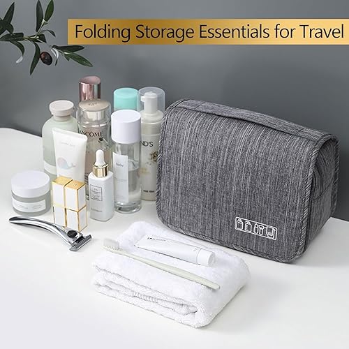 Miniatura 2 de Neceser colgante para hombres, bolsa de aseo de viaje con múltiples bolsillos, kit Dopp resistente al agua, bolsa de afeitar para accesorios de