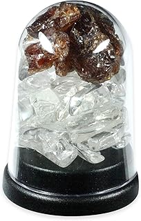 CrystalAge Spessartine Garnet & Quartz Energy Dome