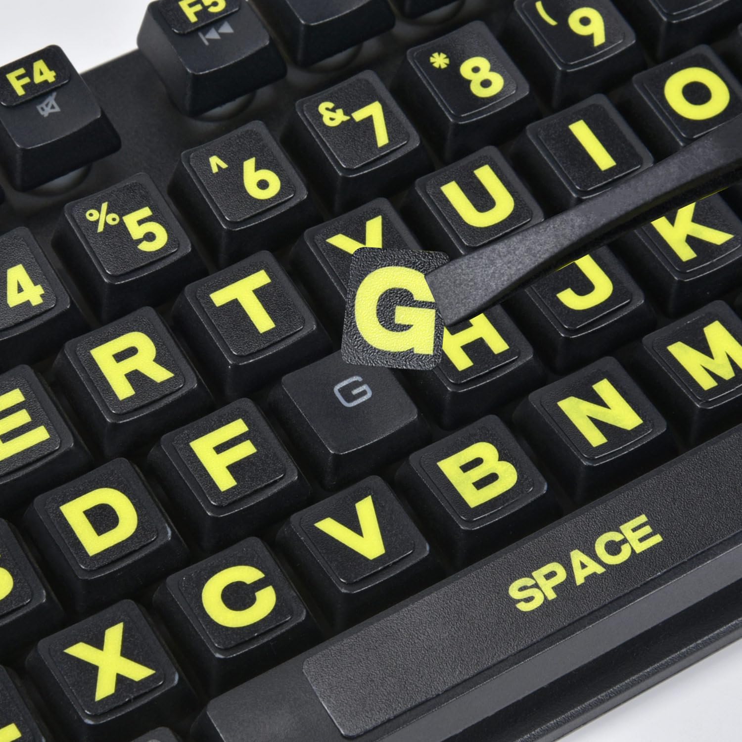 2PCS English Keyboard Stickers Large Letters Full Set - Keyboard Letter Replacement Stickers for Laptop PC Computer, Matte English Keyboard Alphabet