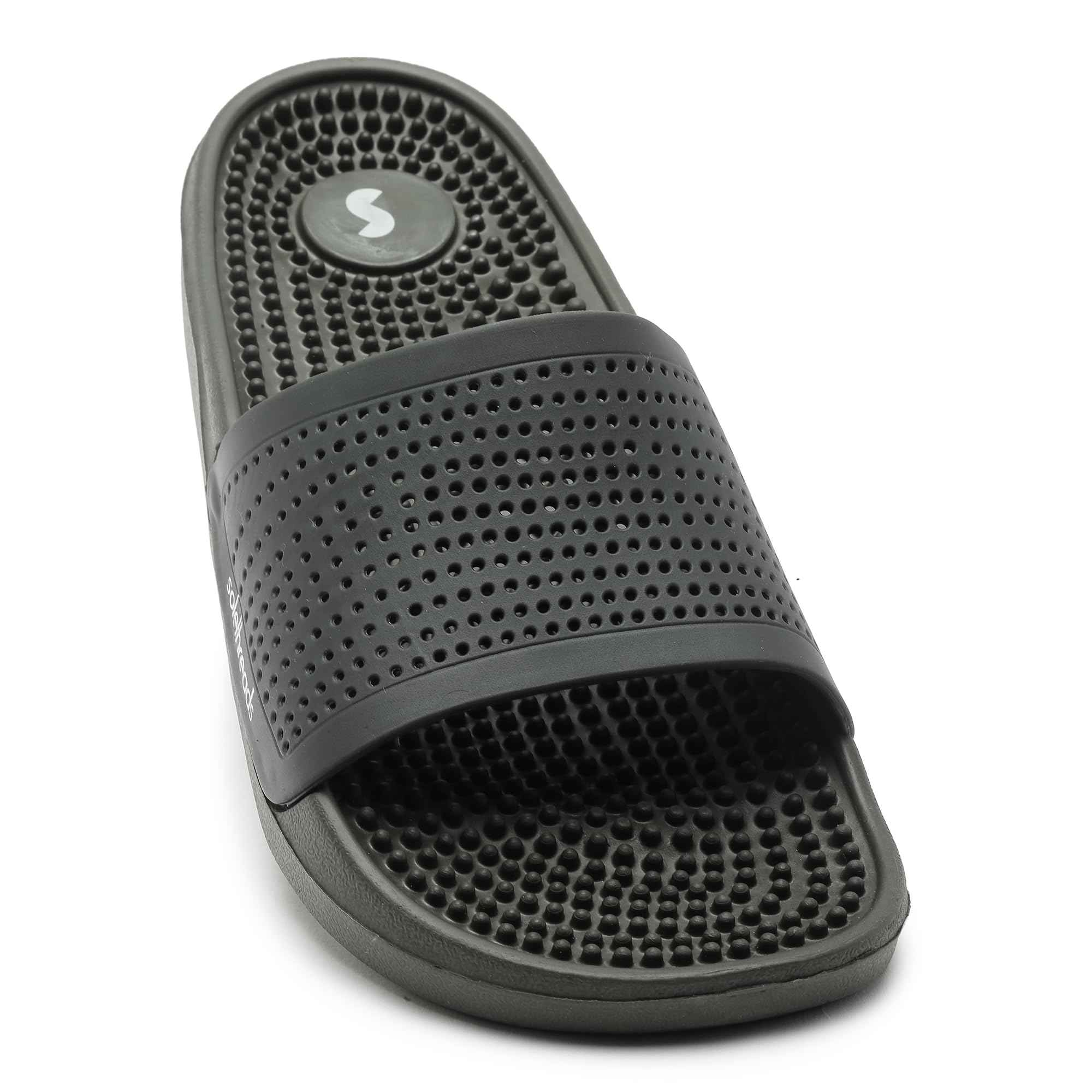 Accu-Walk Men Comfortable Slippers|Lightweight|Durable Upper|Anti-Skid Slippers|Everyday|EVA Sole|Shock Absorbent|Outdoor|Walking|Fashion|Comfort|Waterproof|Orthopedic Slides For Men| |OLIVE|UK 10 (B0CLLF3FY9) Amazon Price History, Amazon Price Tracker