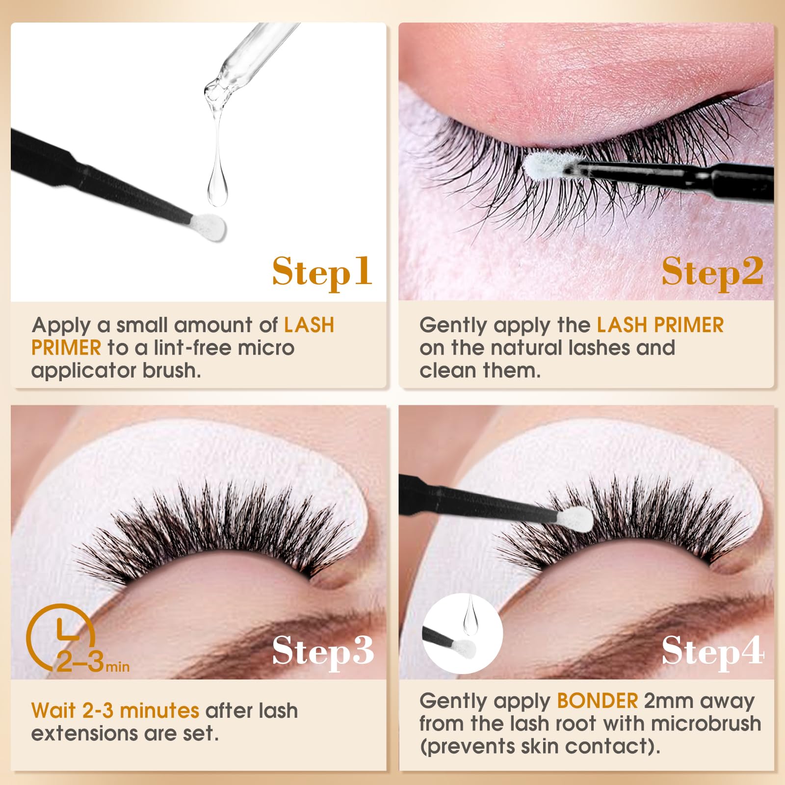 Lash Bonder & Primer Kit - Eyelash Extension Perfection -6