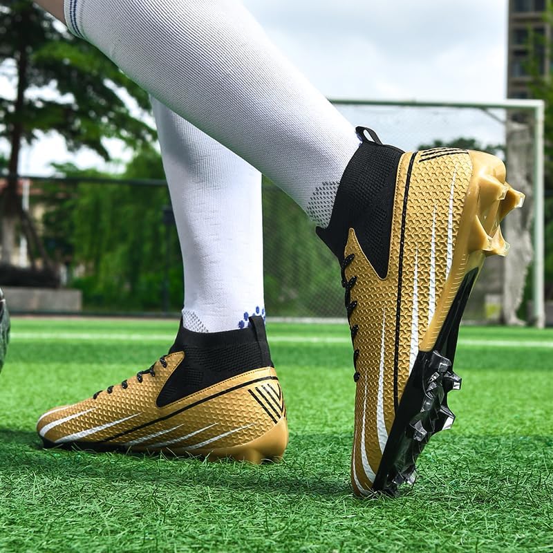 KIUSMETY Soccer Cleats for Mens Womens High-Tops Unisex Adult Baseball Indoor Professional Training Turf Football Boots - Image 6