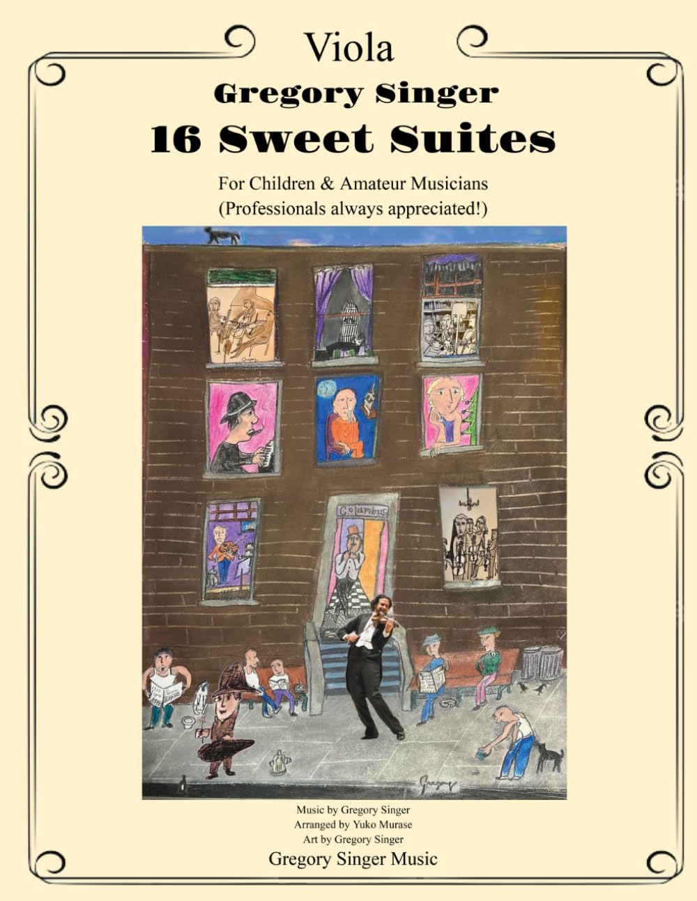 Sweet Suites : Piano Quintet - Viola part: For Children and Amateur Musicians