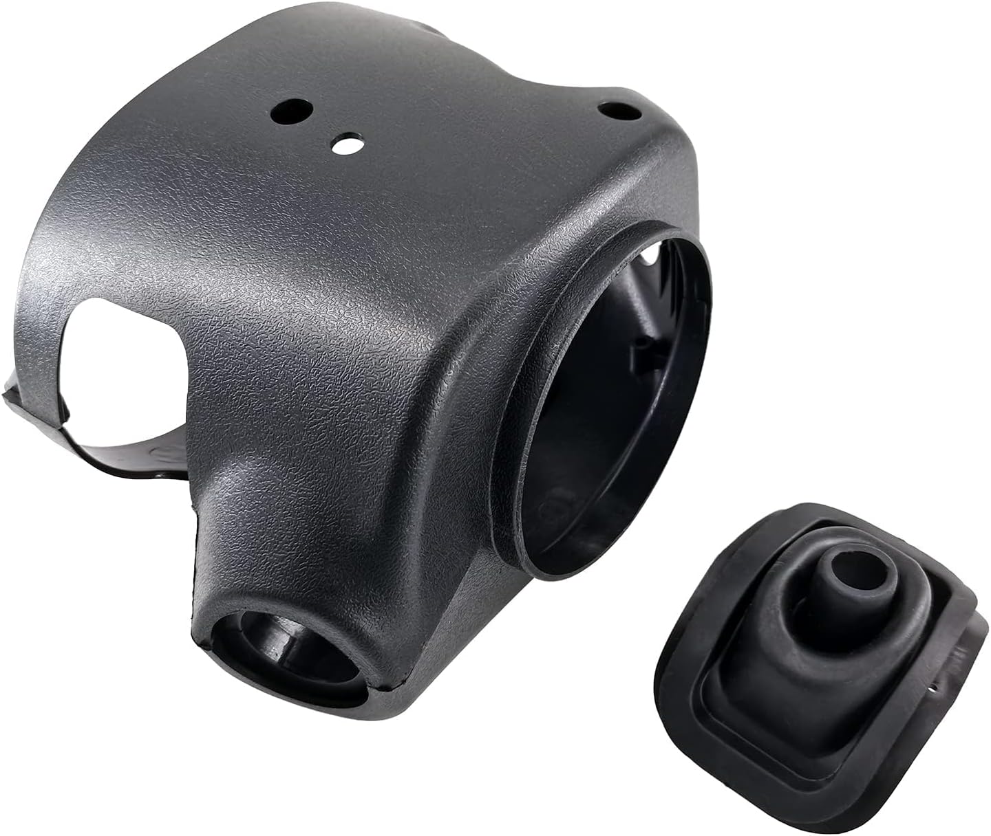 Upper & Lower Steering Column Cover Shroud + Shifter Boot Replace 26072993 26078127 fit for Chevy for Tahoe for Suburban for Avalanche for GMC for Yukon for Escalade