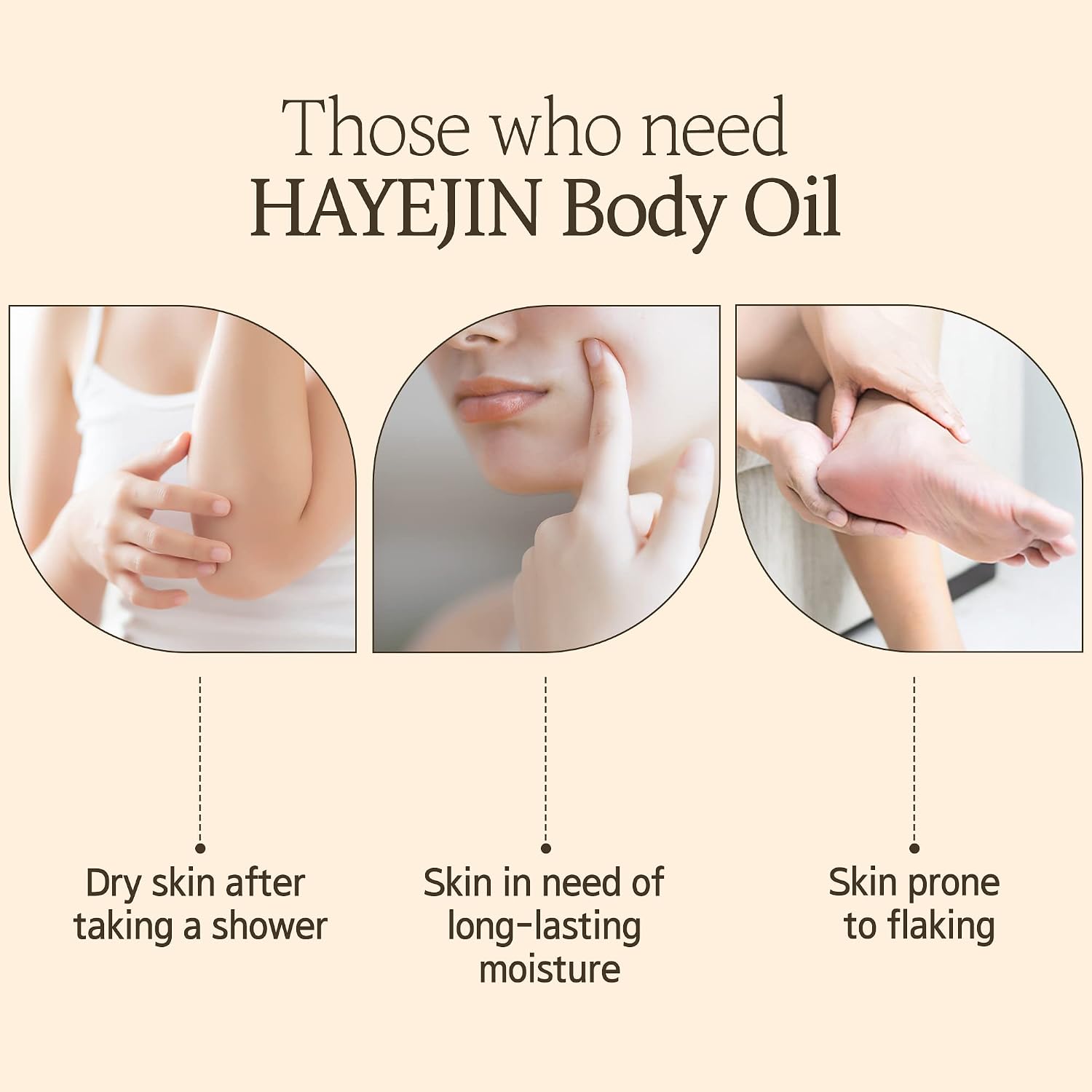 HAYEJIN Hydrating Rice Bran Body Oil - Gluten Free w/Hypoallergenic Formula Essential Oil Body Oil Massage Korean Moisturizer - Body Skin Care Products for Dry & Sensitive Skin (200 ml, 6.76 fl oz)