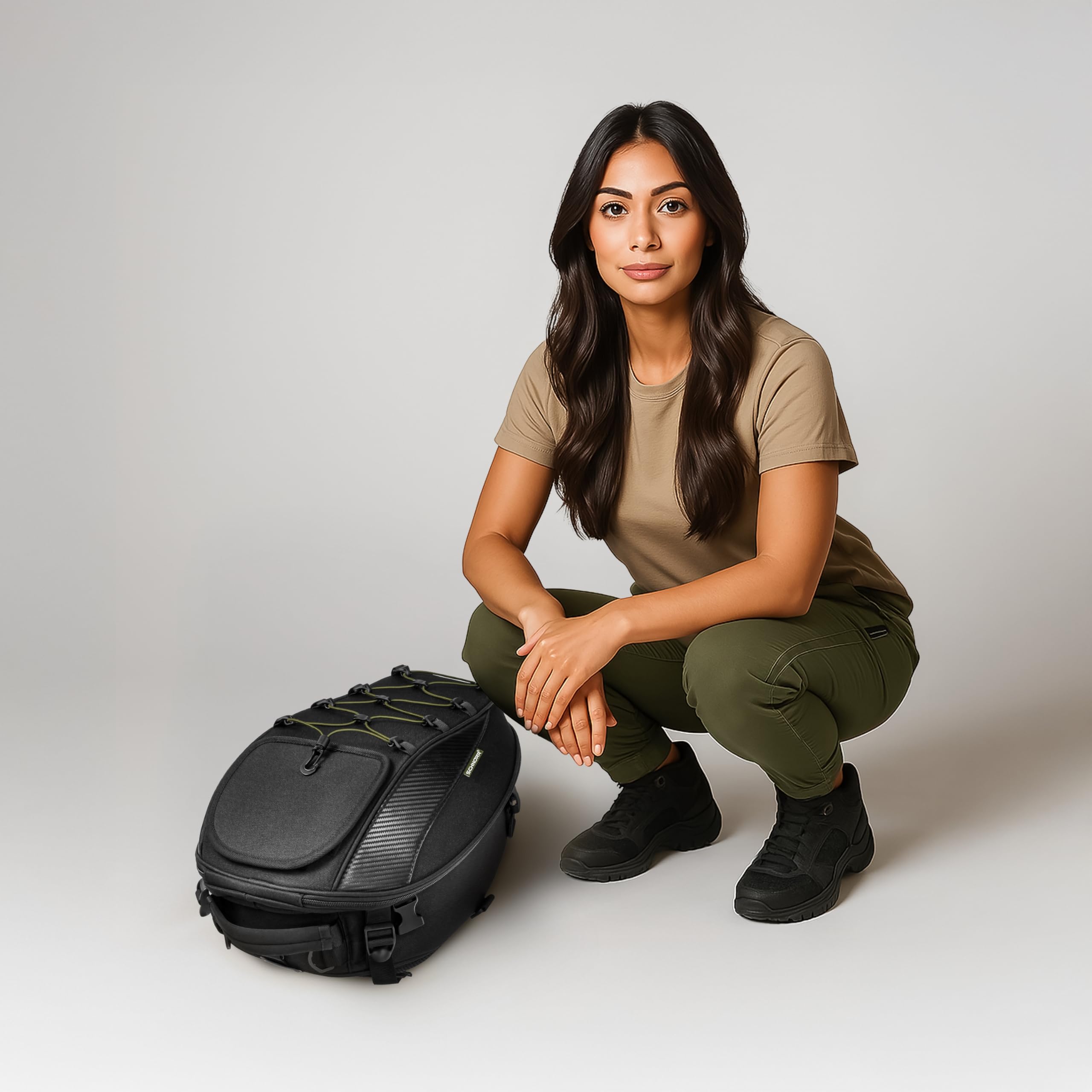 ZIEGER Motorrad Hecktasche 30 L - Rucksackfunktion + Gratis-Regenhülle - SCHNORR TB30