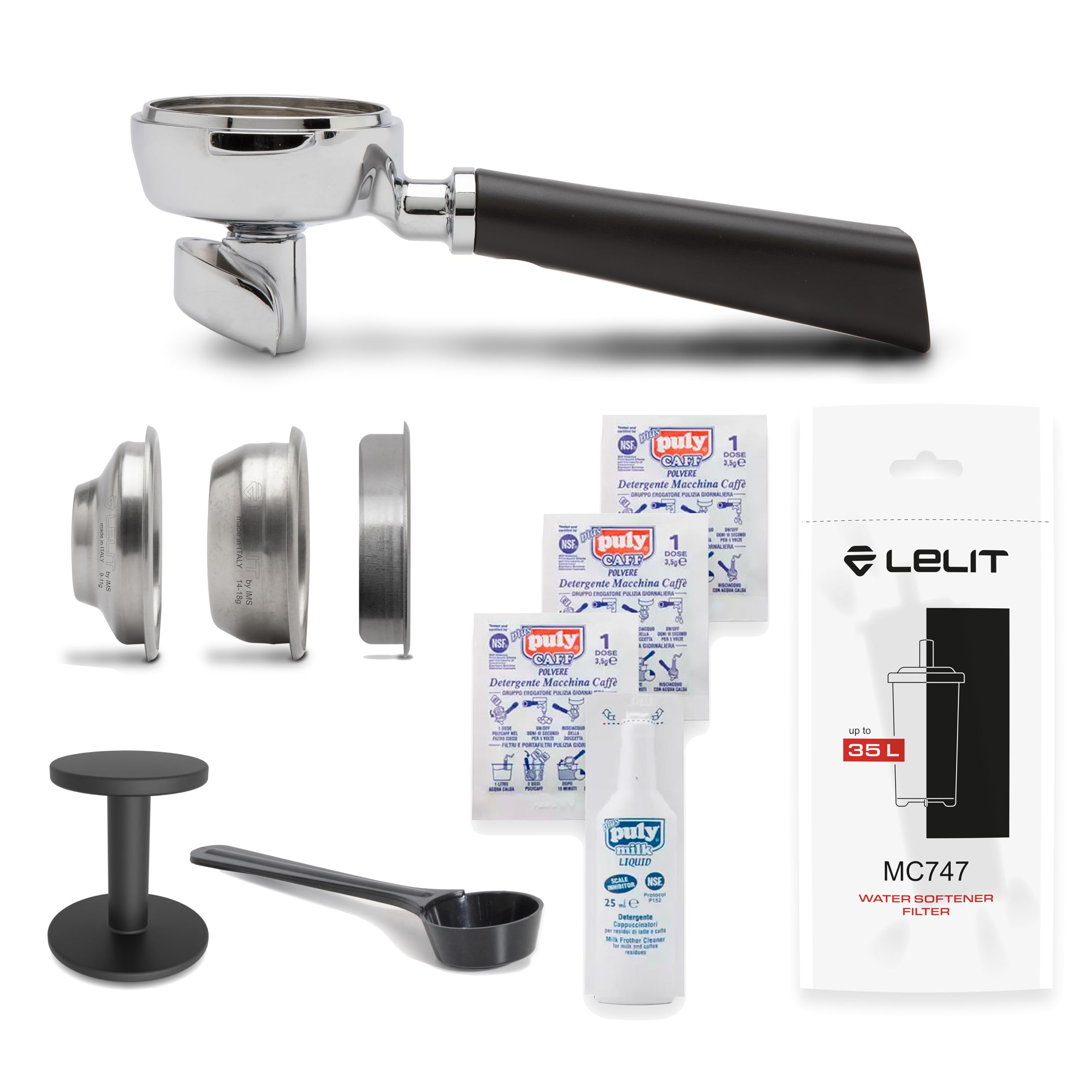 Lelit, PL92T, Elizabeth, macchina da caffè prosumer dual boiler con LCC per gestire tutti i parametri, acciaio inossidabile