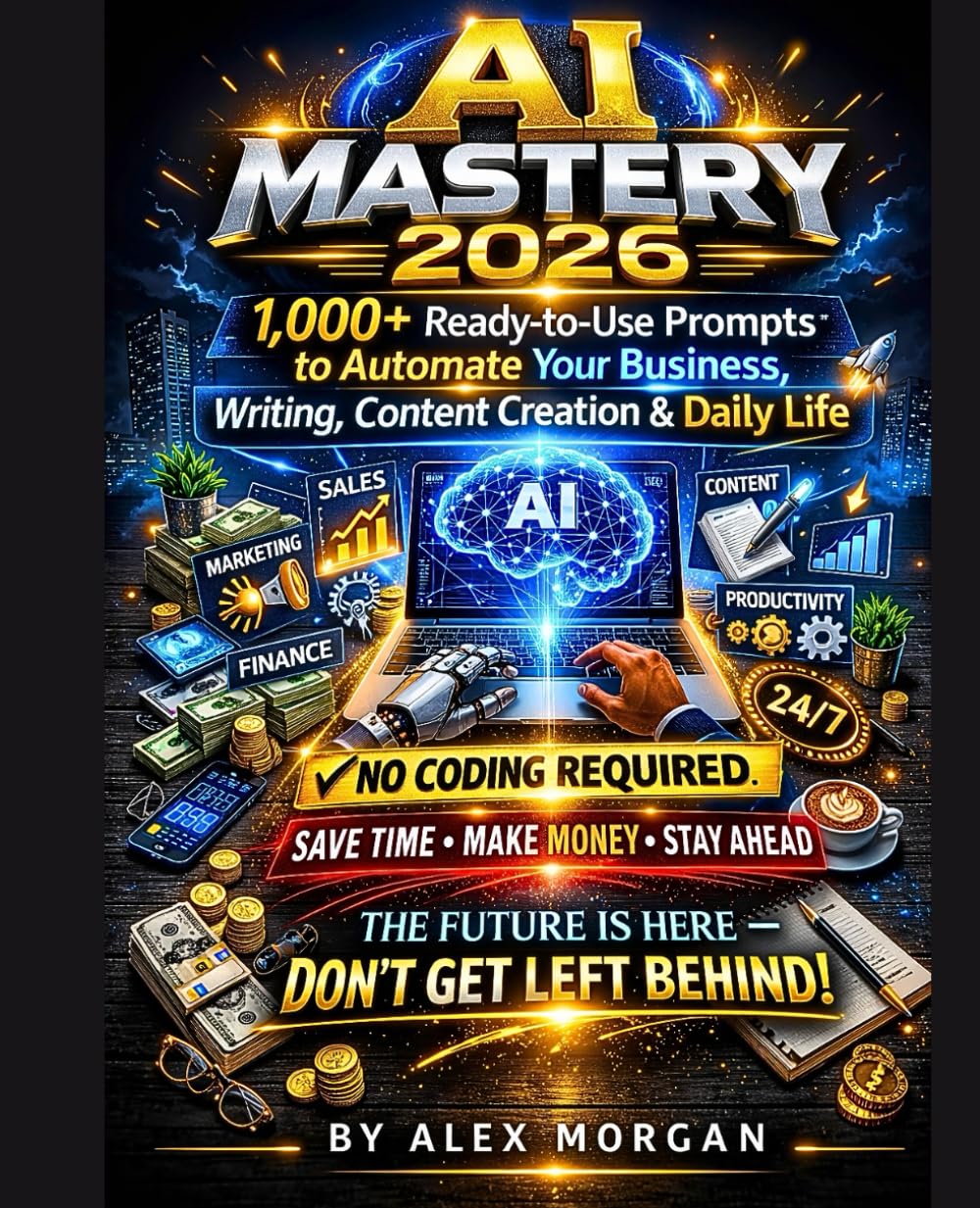 AI MASTERY 2026: 1,000+ Ready-to-Use Prompts to Automate Your Business, Writing, Content Creation & Daily Life No Coding Required