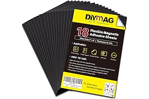 DIYMAG Magnetic Sticker Sheets: The Ultimate Adhesive Solution for Versatility!