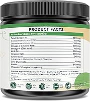 Vista 8 de Aceite de pescado Omega 3 para perros, aceite de pescado en polvo para perros, aceite de pescado capturado en la naturaleza, EPA y DHA, aceite
