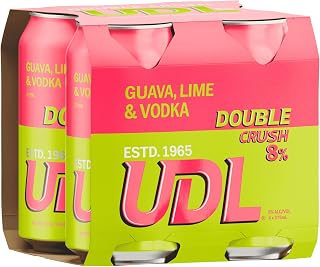 UDL Double Crush Guava & Lime 8% 375 ml (Pack of 4)