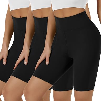 Women High Waisted Workout Shorts 