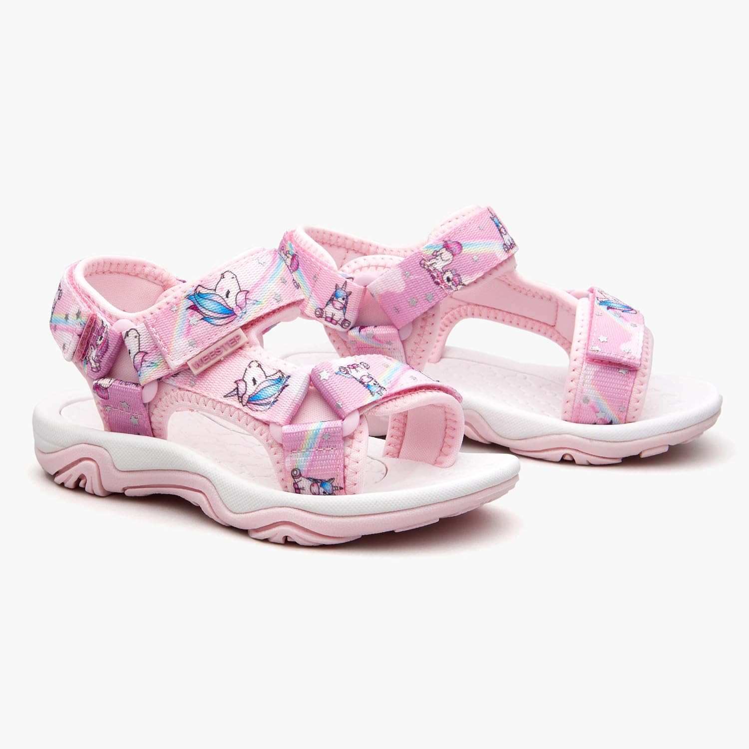 Weestep Girls Boys Comfort Sandals Adjustable Straps for Toddler Little Kid