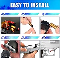 Vista 6 de Pistola de juguete de bala suave, pistola de juguete de expulsión de balas de espuma EVA, pistolas de juguete para niños, regalos, juguetes