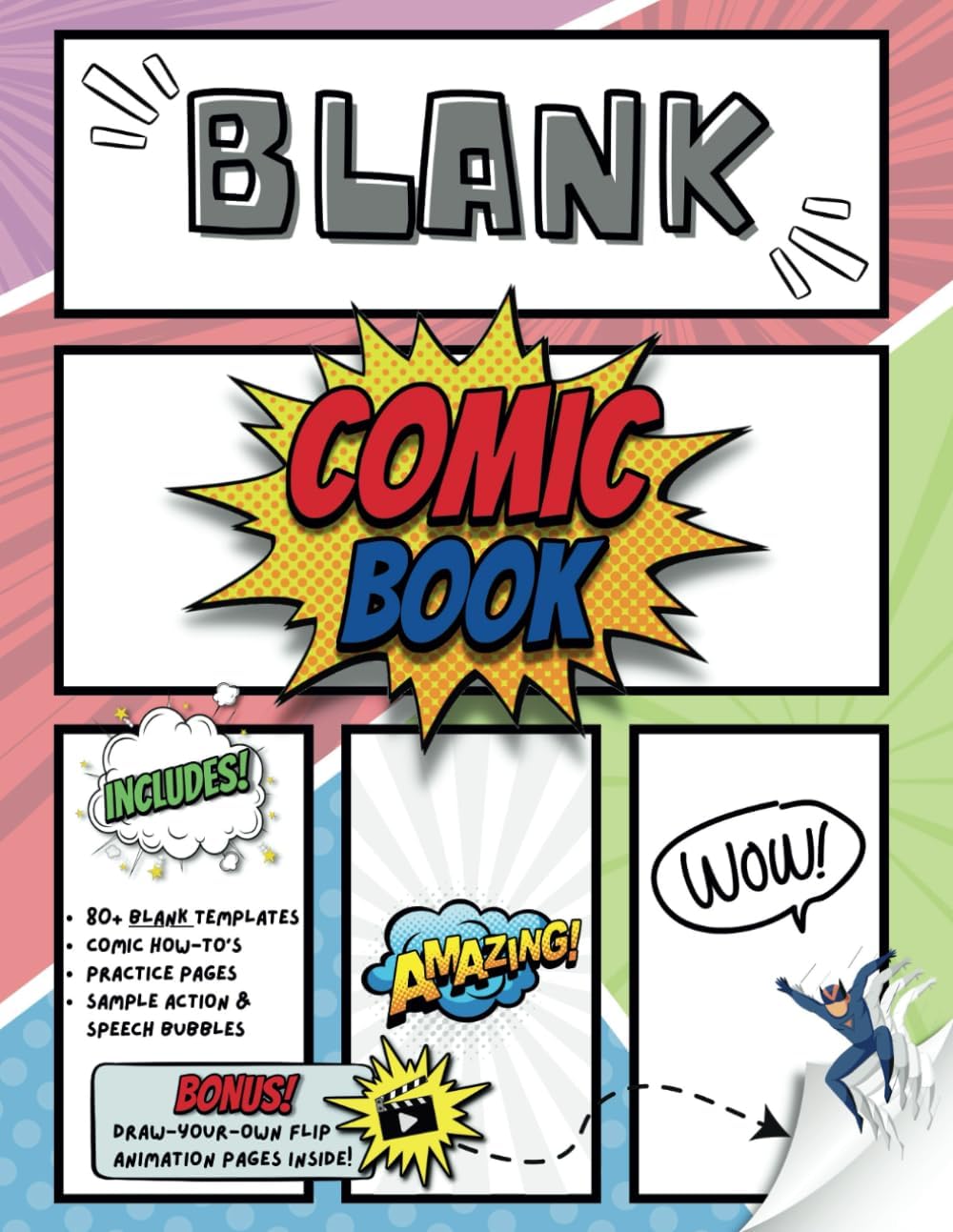 – Blank Comic Book: Create Your Own Comic Stories and Flipbook Animation