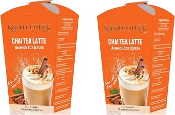 Nish Chai Tea Latte Aromal  Toz  ecek 2li Set 2 x 250 gr