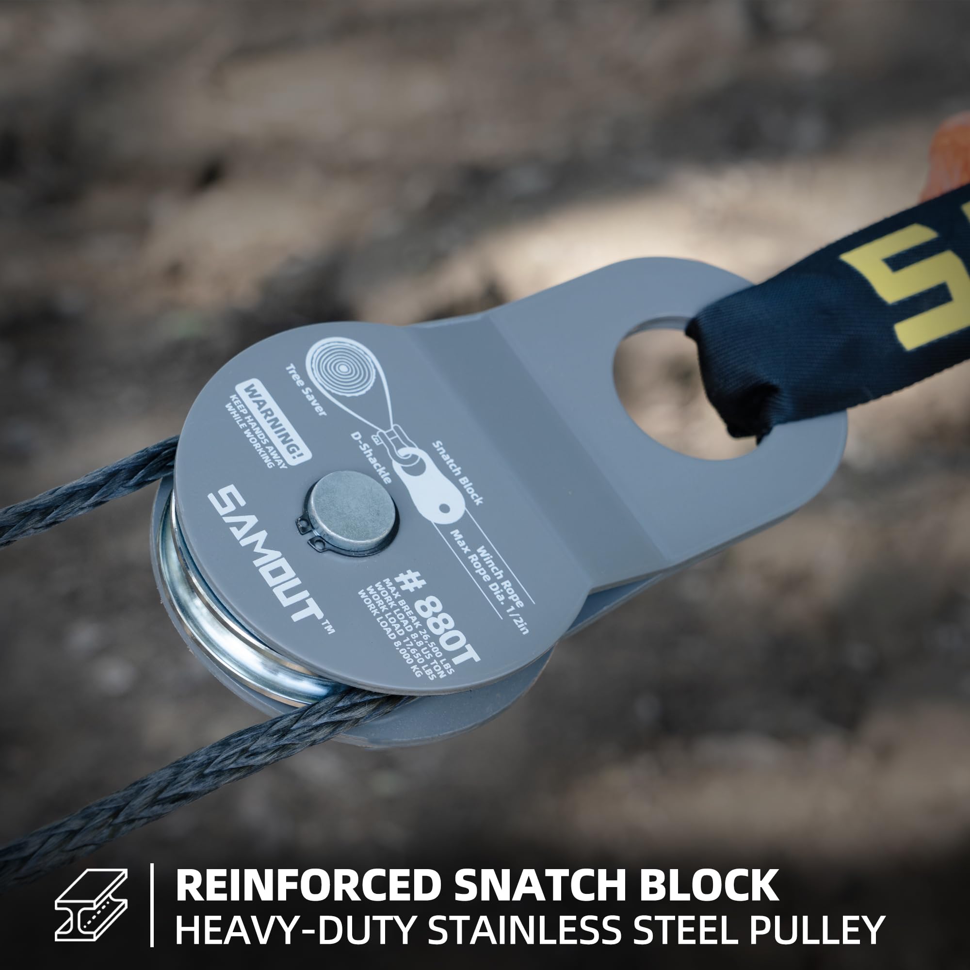 Yoke Super Snatch Block With Shackle Lifting Equipment Store